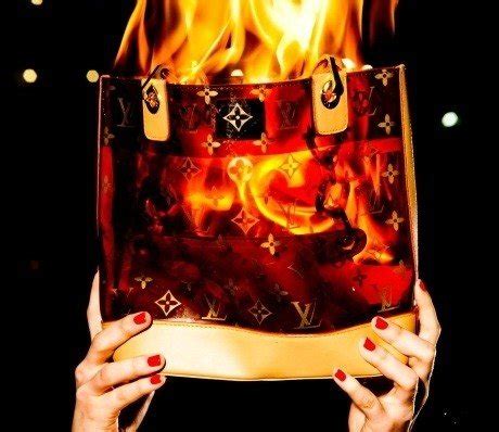 louis vuitton burning stock|louis vuitton burns all bags.